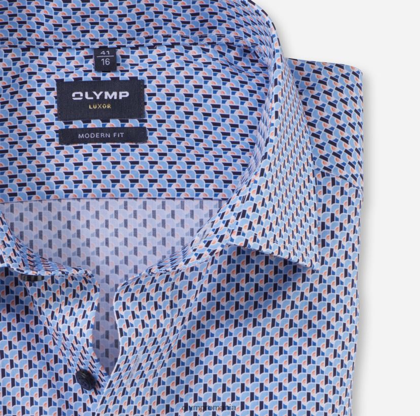 luxor modern fit, camasa business, global kent, portocaliu OLYMP îmbrăcăminte 4Z8LB61219