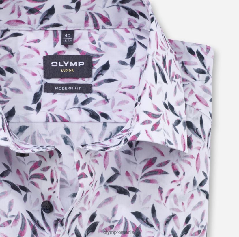 luxor modern fit, camasa business, global kent, rose OLYMP îmbrăcăminte 4Z8LB61291