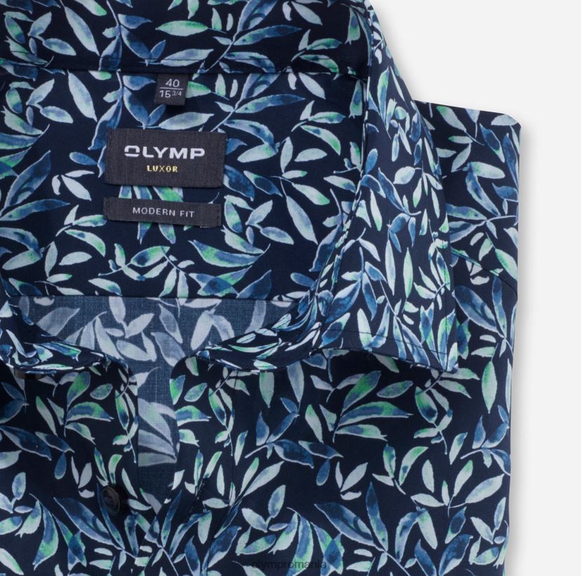 luxor modern fit, camasa business, global kent, verde deschis OLYMP îmbrăcăminte 4Z8LB61130