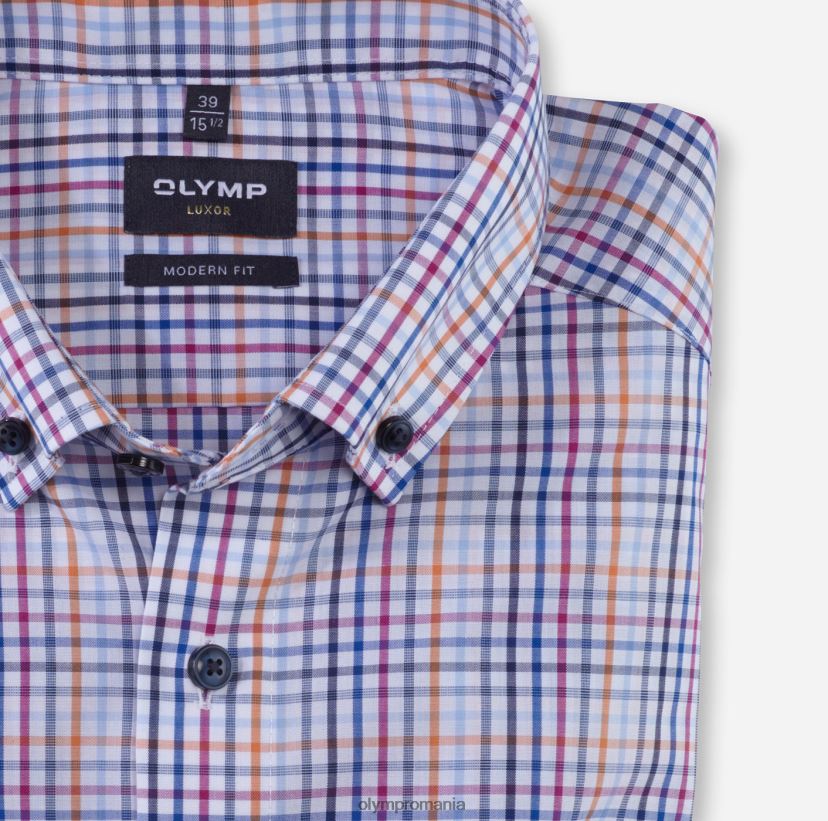 luxor modern fit, camasa business, nasturi, portocaliu OLYMP îmbrăcăminte 4Z8LB61213