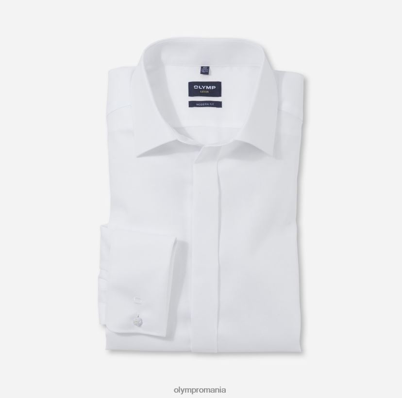 luxor modern fit, camasa business, new kent, alb OLYMP îmbrăcăminte 4Z8LB61372