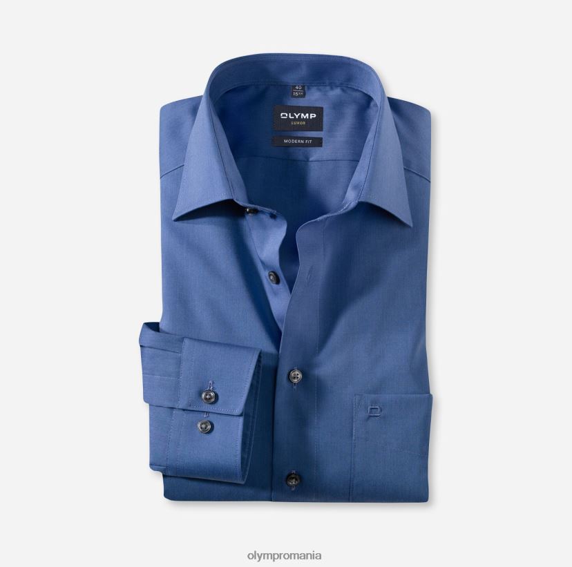 luxor modern fit, camasa business, new kent, indigo OLYMP îmbrăcăminte 4Z8LB61384
