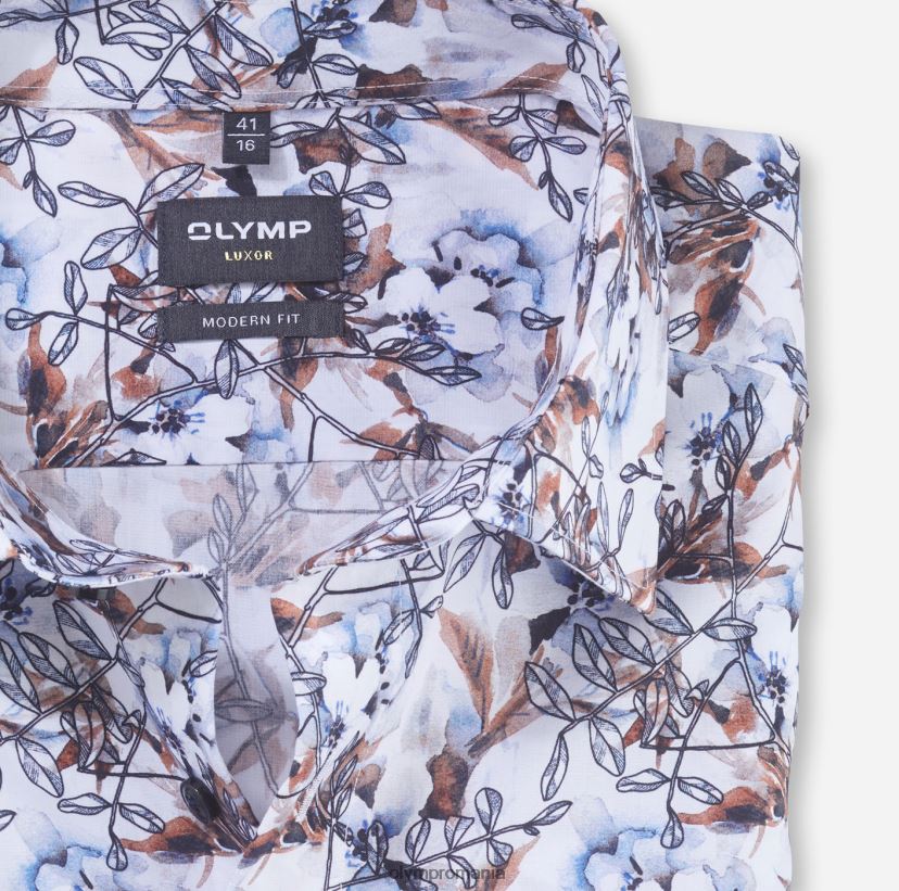 luxor modern fit, camasa business, sub nasturi, mandarin OLYMP îmbrăcăminte 4Z8LB61242