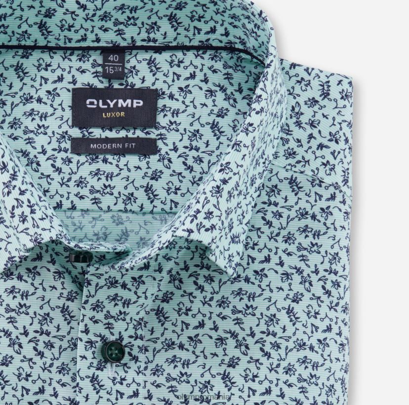 luxor modern fit, camasa business, sub nasturi, verde deschis OLYMP îmbrăcăminte 4Z8LB61190