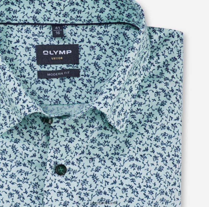 luxor modern fit, camasa business, sub nasturi, verde deschis OLYMP îmbrăcăminte 4Z8LB61233