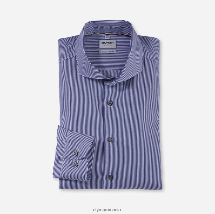 Nivelul cinci spălat pe corp, cămașă business, cutaway, marine OLYMP îmbrăcăminte 4Z8LB6572