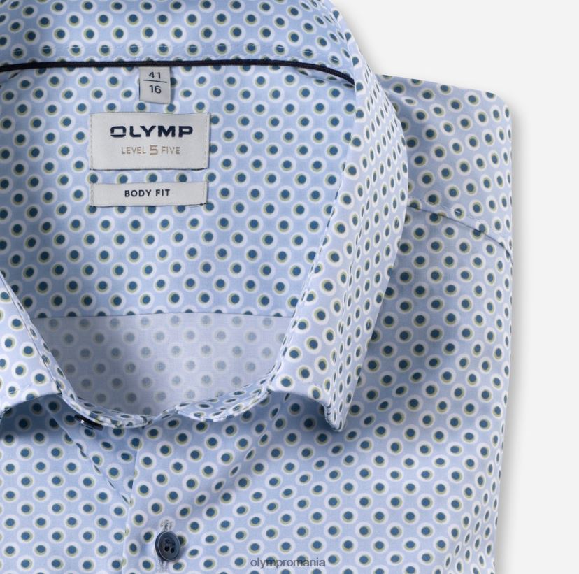 Potrivire corporală de nivel cinci, cămașă business, sub nasturi, lime OLYMP îmbrăcăminte 4Z8LB6386