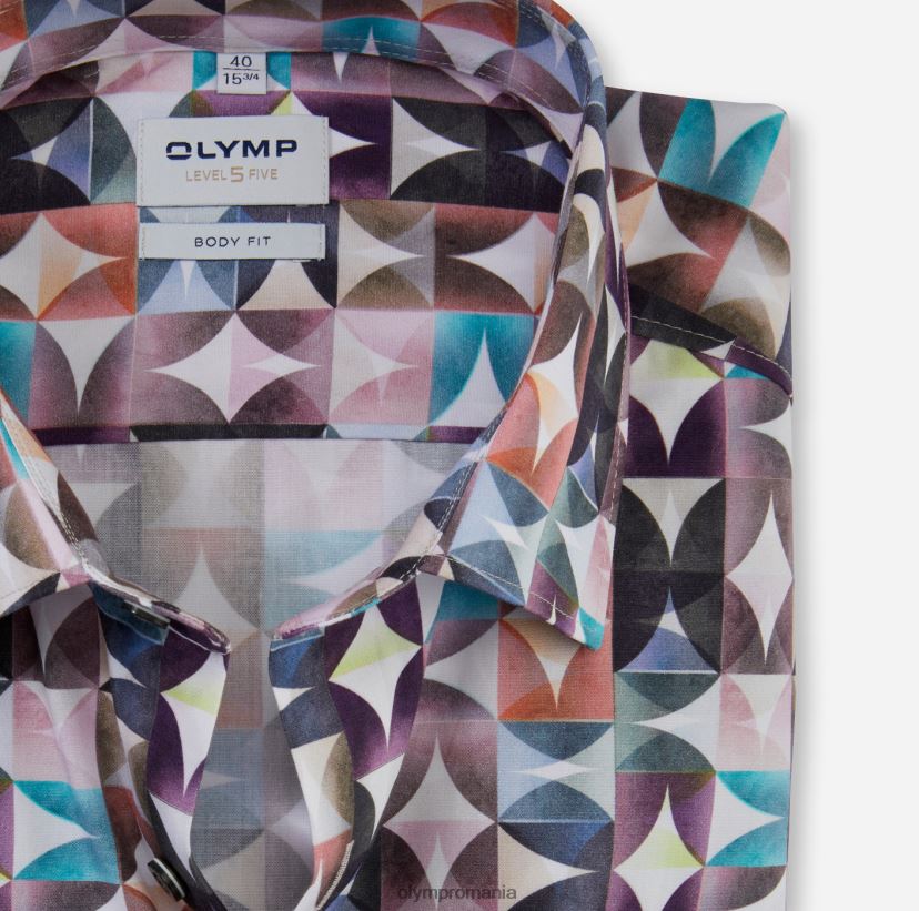 corp de nivel cinci, cămașă business, New York Kent, fucsia OLYMP îmbrăcăminte 4Z8LB6363