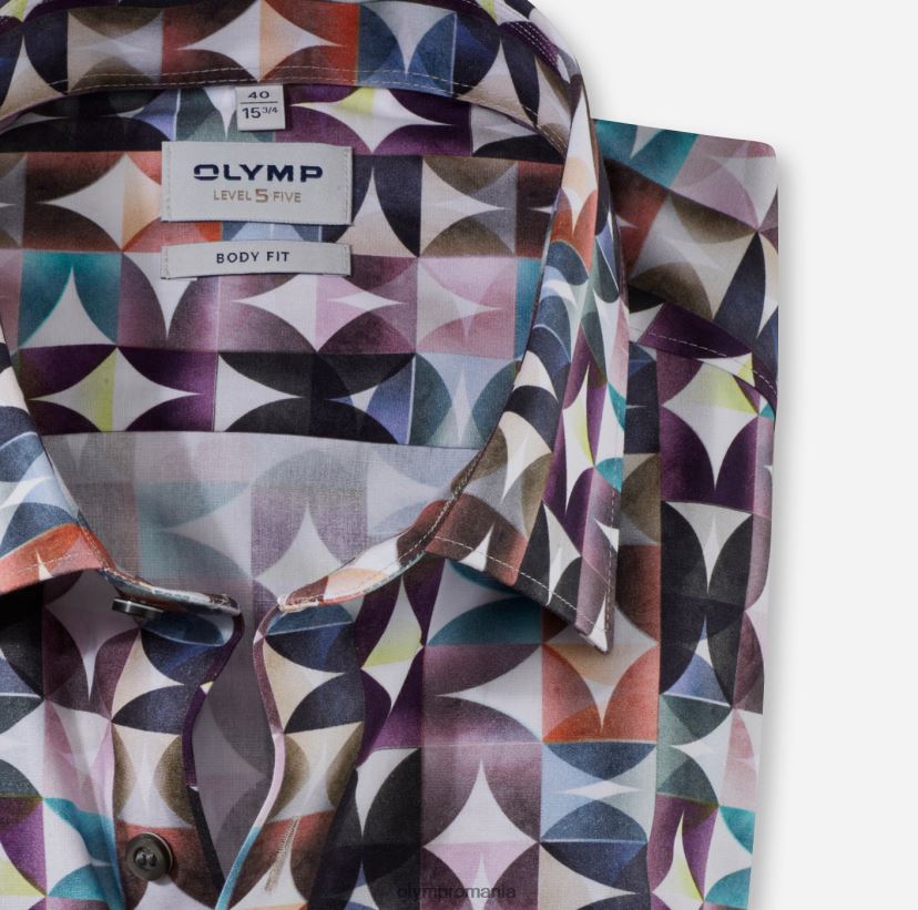 corp de nivel cinci, cămașă business, New York Kent, fucsia OLYMP îmbrăcăminte 4Z8LB6709