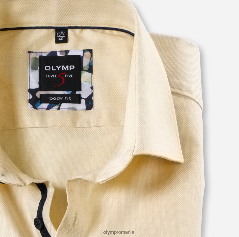corp de nivel cinci, cămașă business, New York Kent, galben OLYMP îmbrăcăminte 4Z8LB6826