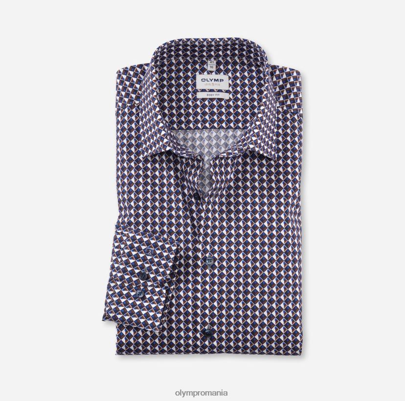 corp de nivel cinci, cămașă business, New York Kent, maro roșcat OLYMP îmbrăcăminte 4Z8LB6535