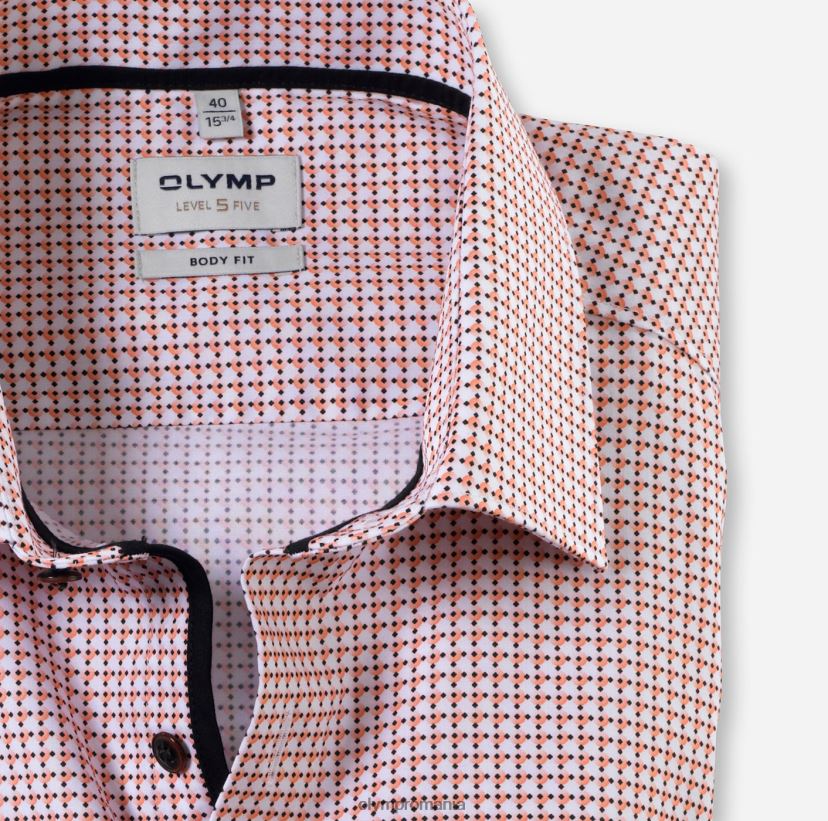 corp de nivel cinci, cămașă business, New York Kent, portocaliu OLYMP îmbrăcăminte 4Z8LB6603