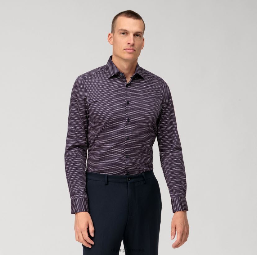 corp de nivel cinci, cămașă business, New York Kent, roșu OLYMP îmbrăcăminte 4Z8LB6585