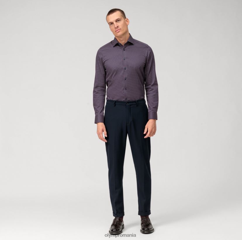 corp de nivel cinci, cămașă business, New York Kent, roșu OLYMP îmbrăcăminte 4Z8LB6585