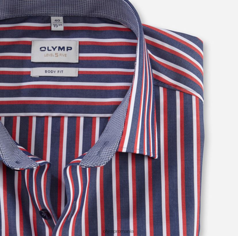 corp de nivel cinci, cămașă business, New York Kent, roșu OLYMP îmbrăcăminte 4Z8LB6661