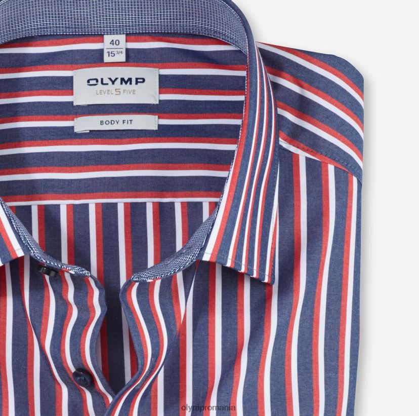 corp de nivel cinci, cămașă business, New York Kent, roșu OLYMP îmbrăcăminte 4Z8LB6787