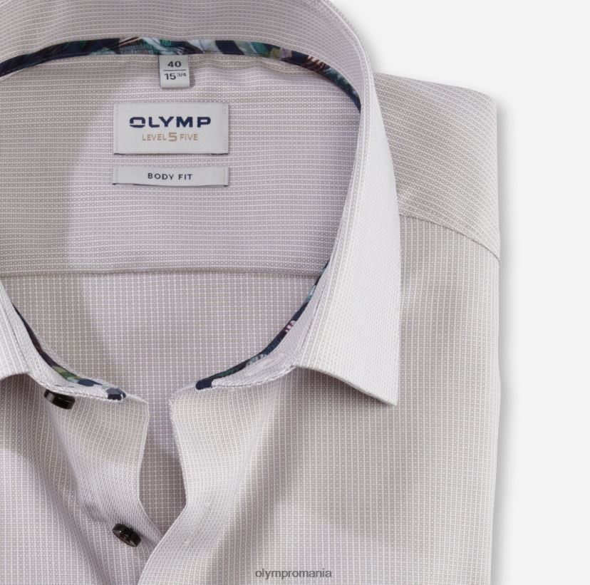 corp de nivel cinci, cămașă business, New York Kent, taupe OLYMP îmbrăcăminte 4Z8LB6373