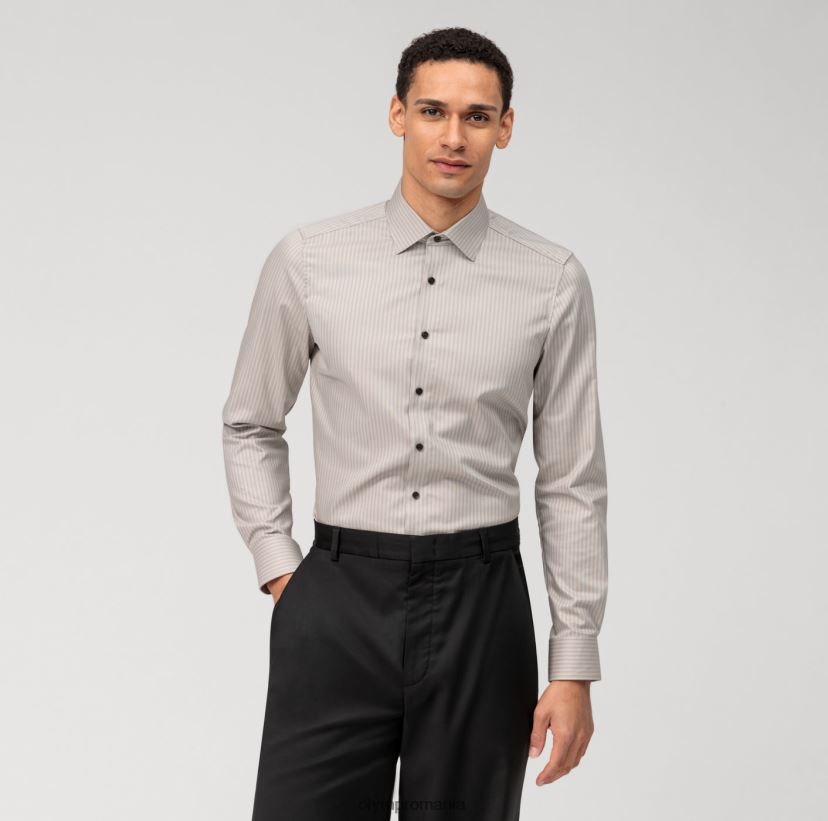 corp de nivel cinci, cămașă business, New York Kent, taupe OLYMP îmbrăcăminte 4Z8LB6589