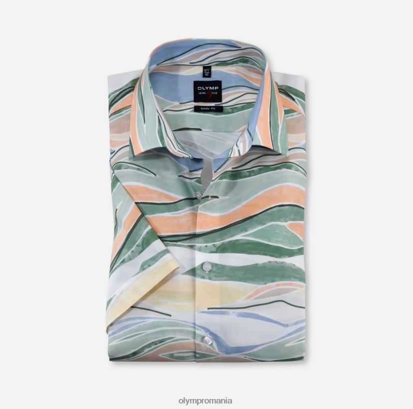 corp de nivel cinci, cămașă business, New York Kent, verde OLYMP îmbrăcăminte 4Z8LB6682