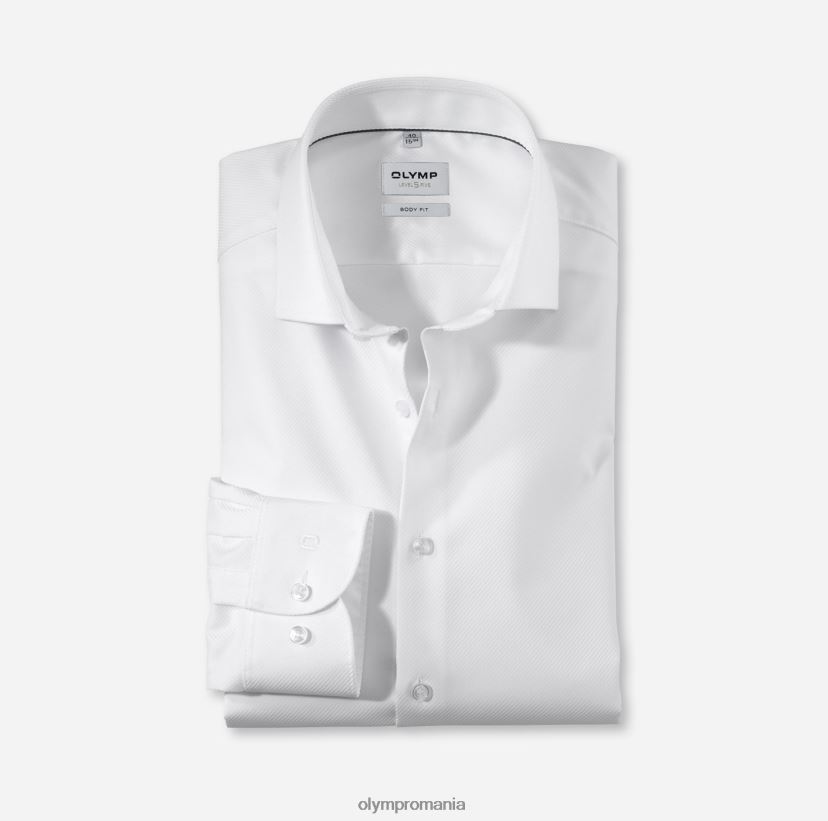 corp de nivel cinci, cămașă business, Royal Kent, alb OLYMP îmbrăcăminte 4Z8LB6426
