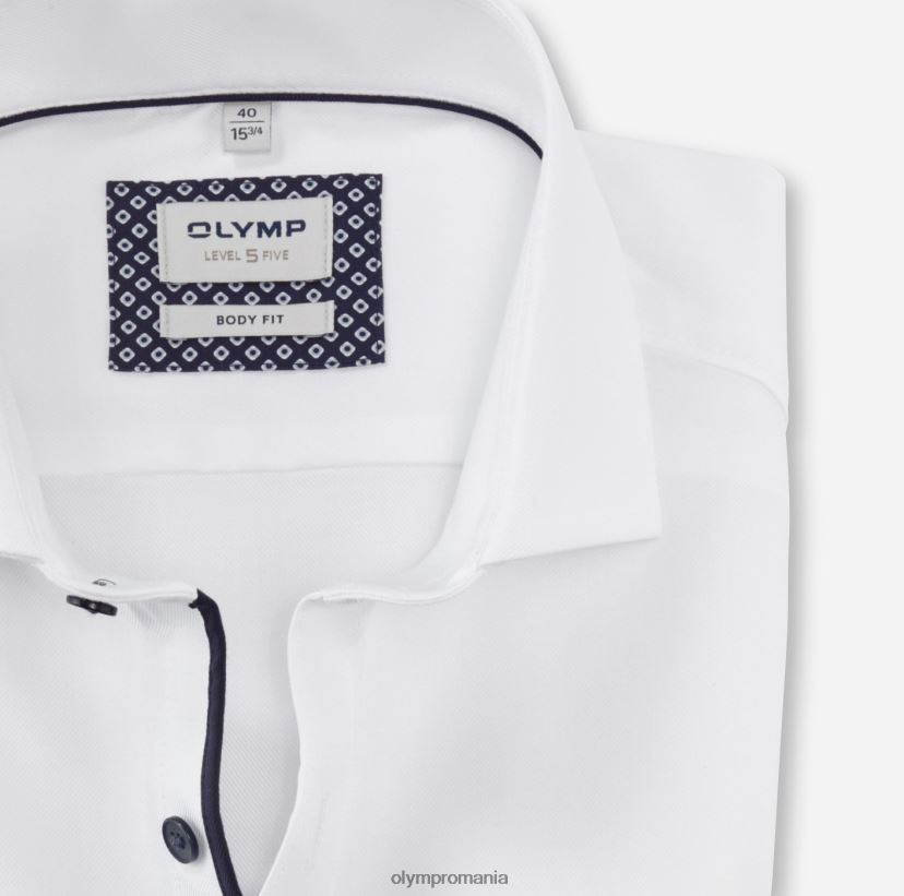 corp de nivel cinci, cămașă business, Royal Kent, alb OLYMP îmbrăcăminte 4Z8LB6477