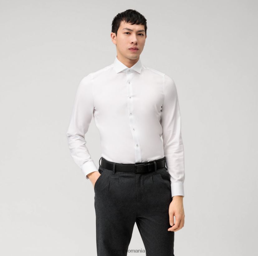 corp de nivel cinci, cămașă business, Royal Kent, alb OLYMP îmbrăcăminte 4Z8LB6697