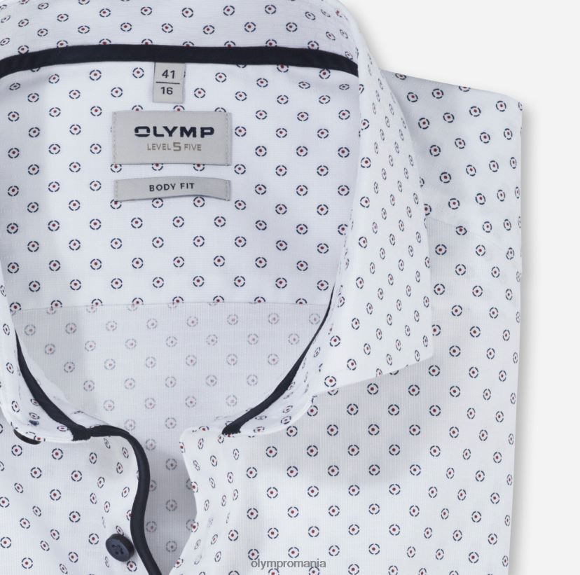 corp de nivel cinci, cămașă business, Royal Kent, roșu OLYMP îmbrăcăminte 4Z8LB6524