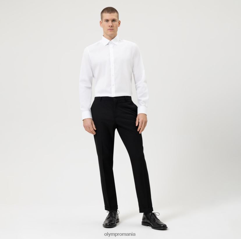 corp de nivel cinci, cămașă business, cu nasturi, alb OLYMP îmbrăcăminte 4Z8LB6855