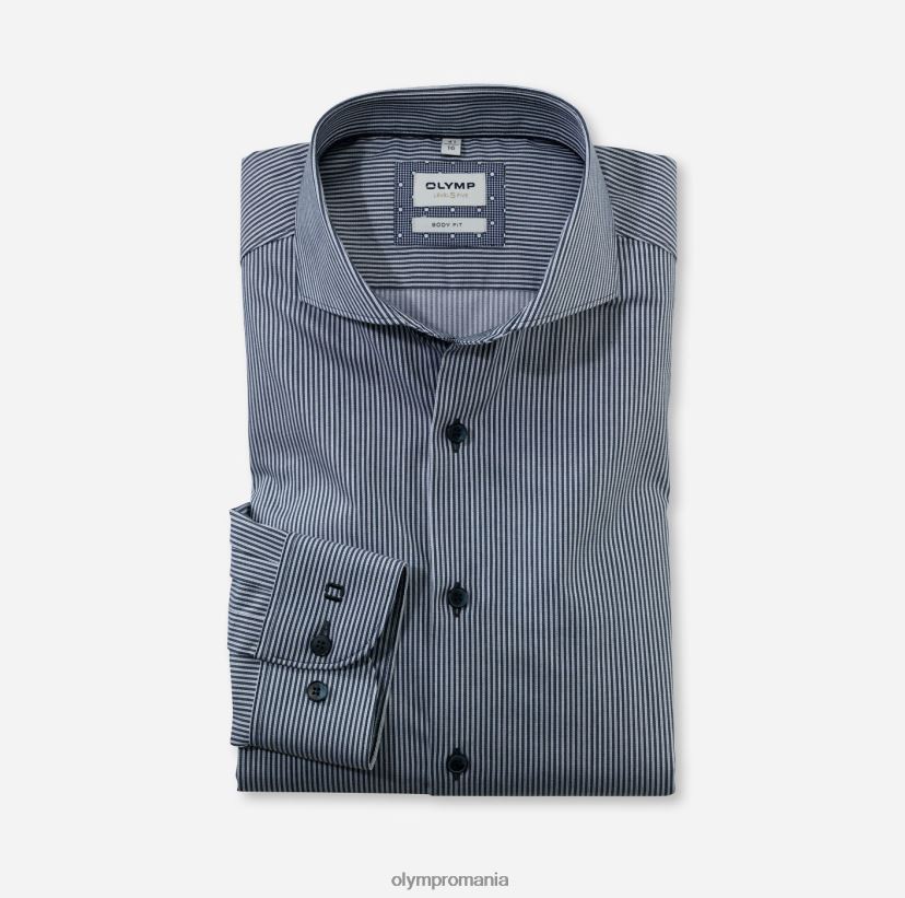 corp de nivel cinci, cămașă business, cutaway, marine OLYMP îmbrăcăminte 4Z8LB6372