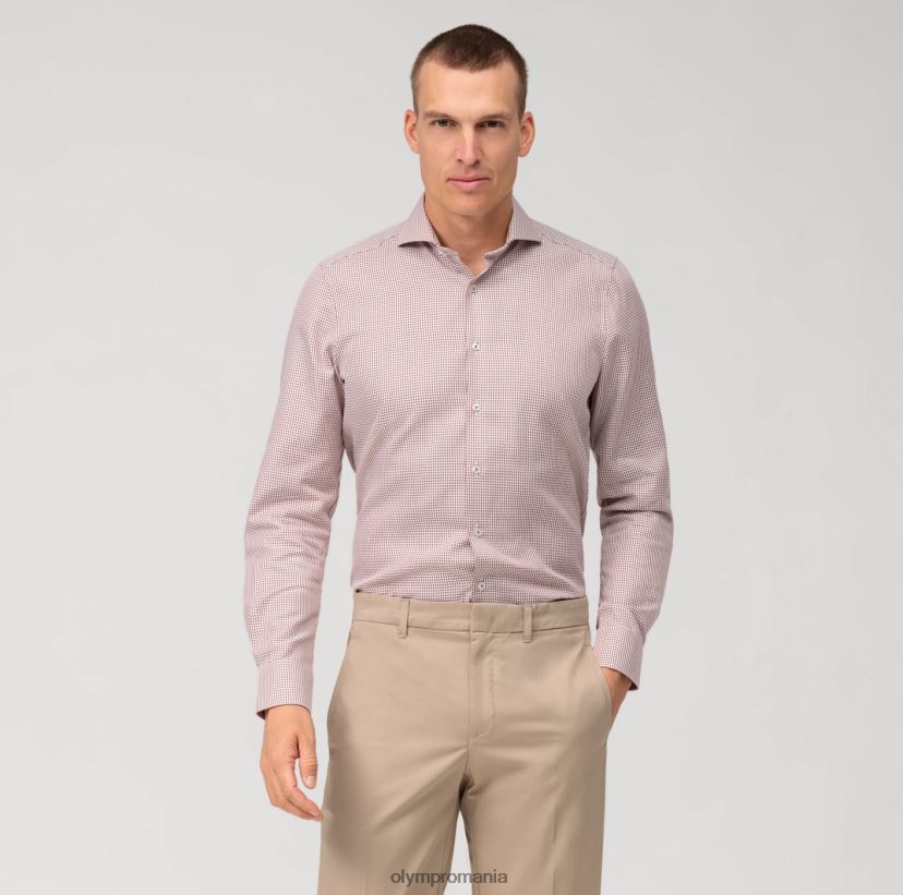 corp de nivel cinci, cămașă business, cutaway, roșu OLYMP îmbrăcăminte 4Z8LB6474