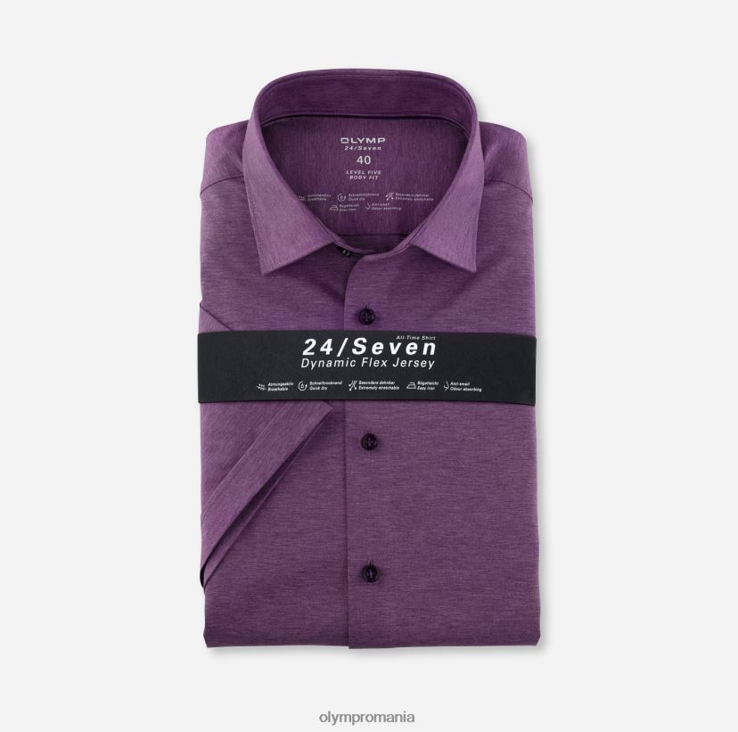 nivel cinci 24/7 body fit, cămașă business, New York Kent, liliac OLYMP îmbrăcăminte 4Z8LB6809