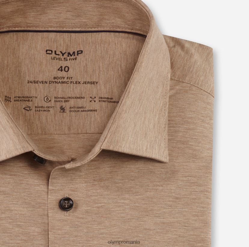 nivel cinci 24/7 body fit, cămașă business, New York Kent, natural OLYMP îmbrăcăminte 4Z8LB6621
