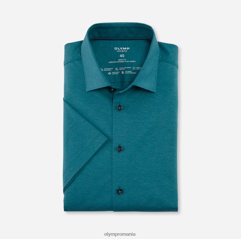 nivel cinci 24/7 body fit, cămașă business, New York Kent, smarald OLYMP îmbrăcăminte 4Z8LB6531