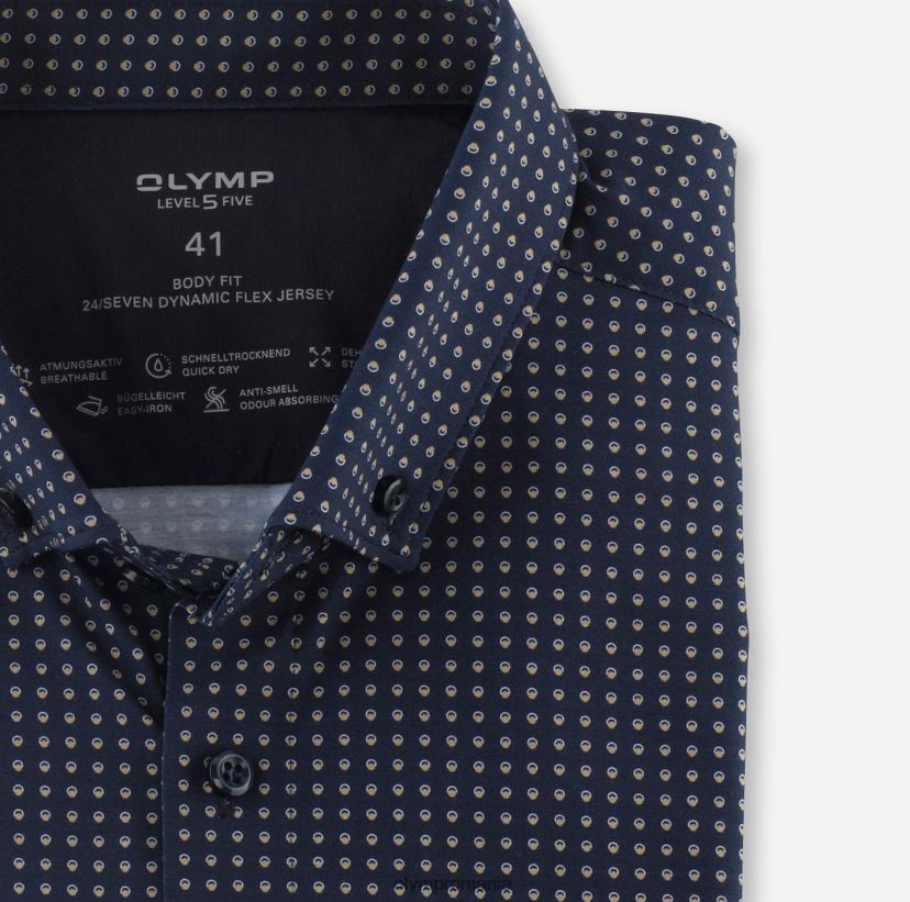 nivel cinci 24/7 body fit, cămașă business, cu nasturi, natural OLYMP îmbrăcăminte 4Z8LB6577