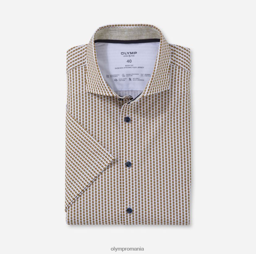 nivel cinci 24/7 body fit, cămașă business, kent, alamă OLYMP îmbrăcăminte 4Z8LB6352