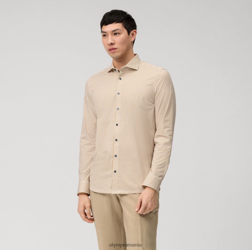 nivel cinci 24/7 body fit, cămașă business, kent, alamă OLYMP îmbrăcăminte 4Z8LB6673