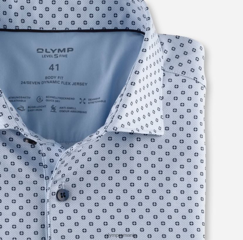 nivel cinci 24/7 body fit, cămașă business, kent, bleu OLYMP îmbrăcăminte 4Z8LB6500