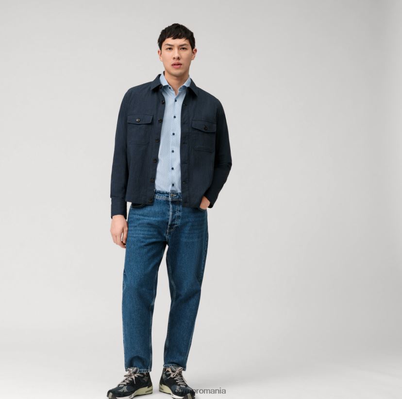 nivel cinci 24/7 body fit, cămașă business, kent, bleu OLYMP îmbrăcăminte 4Z8LB6550