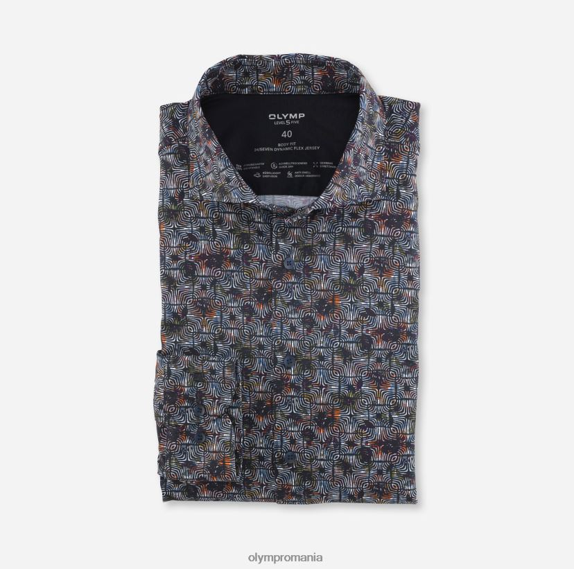 nivel cinci 24/7 body fit, cămașă business, kent, granat OLYMP îmbrăcăminte 4Z8LB6820