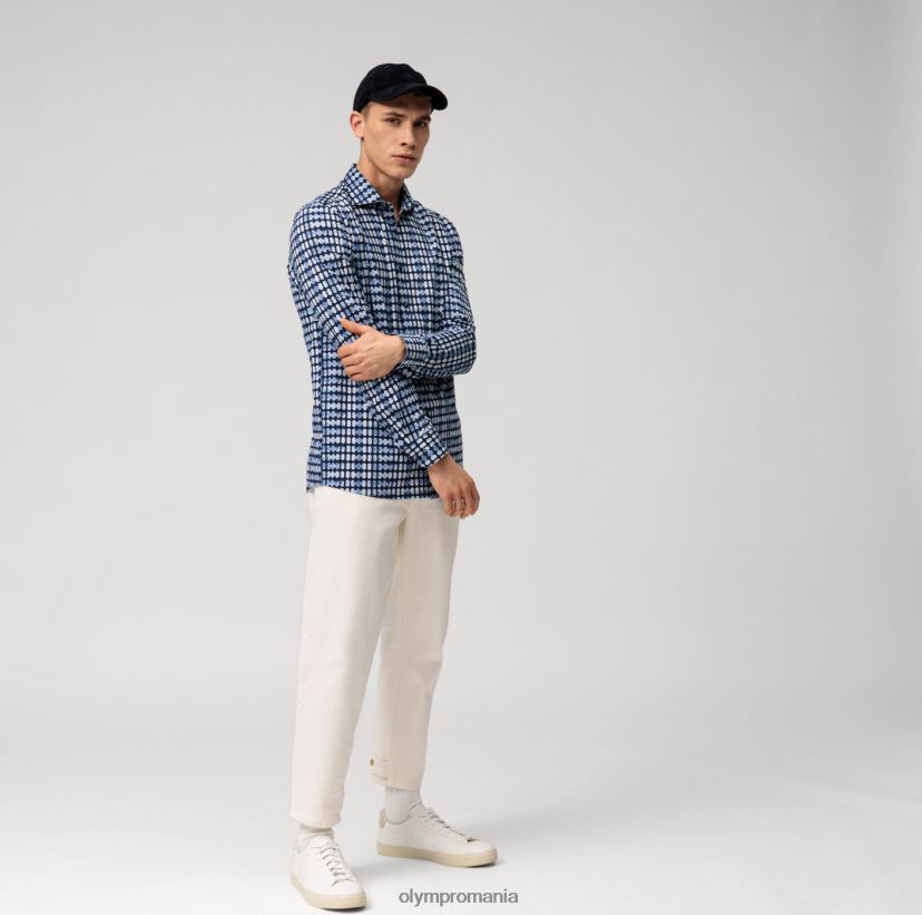 nivel cinci 24/7 body fit, cămașă business, kent, marine OLYMP îmbrăcăminte 4Z8LB6454