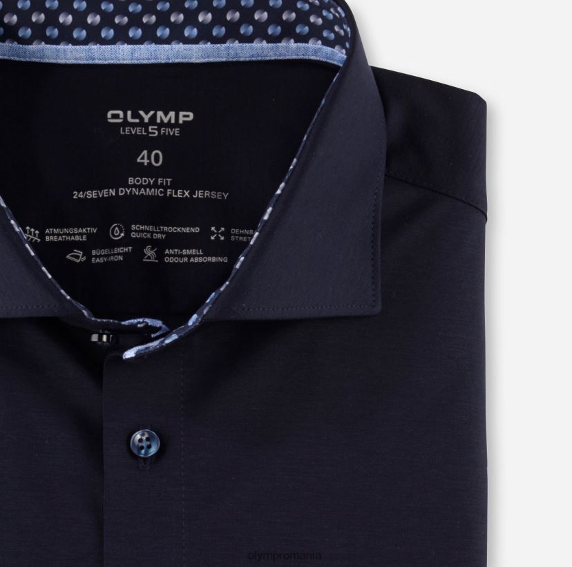 nivel cinci 24/7 body fit, cămașă business, kent, marine OLYMP îmbrăcăminte 4Z8LB6519