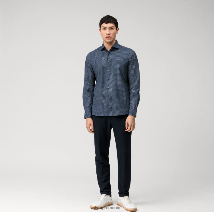 nivel cinci 24/7 body fit, cămașă business, kent, marine OLYMP îmbrăcăminte 4Z8LB6605