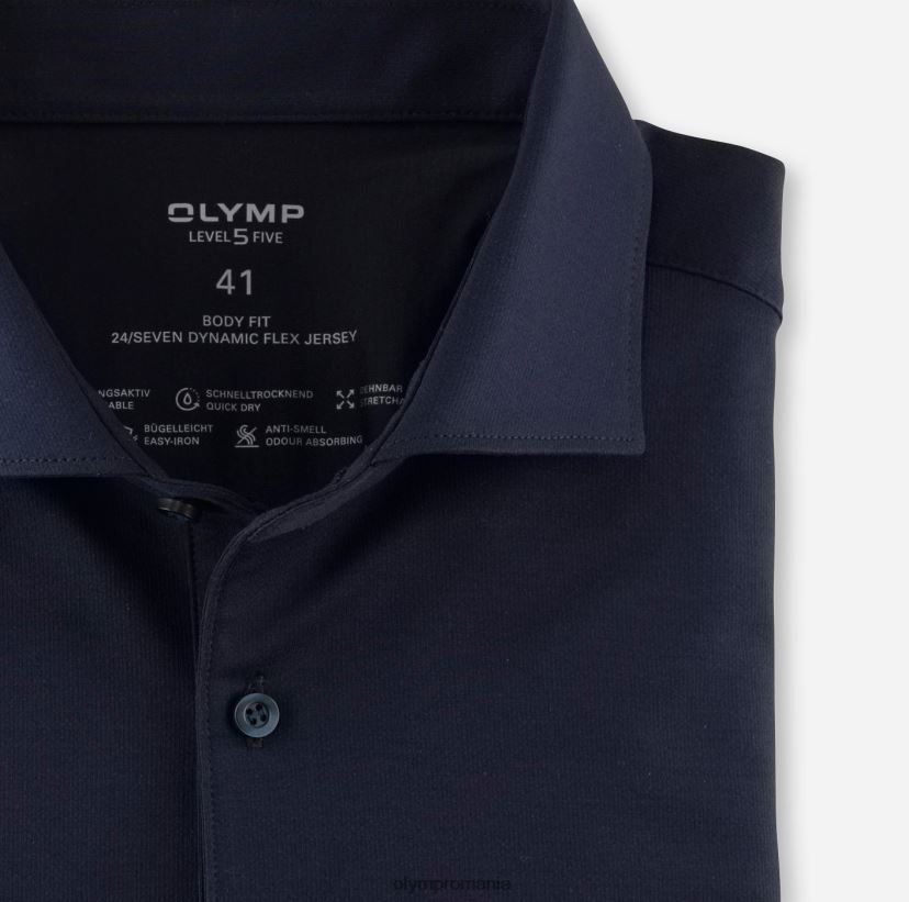 nivel cinci 24/7 body fit, cămașă business, kent, marine OLYMP îmbrăcăminte 4Z8LB6800