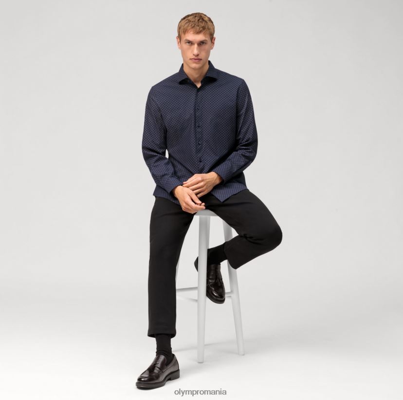 nivel cinci 24/7 body fit, cămașă business, kent, maro roșcat OLYMP îmbrăcăminte 4Z8LB6560