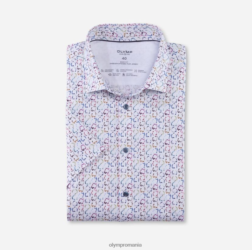 nivel cinci 24/7 body fit, cămașă business, kent modern, alb OLYMP îmbrăcăminte 4Z8LB6710