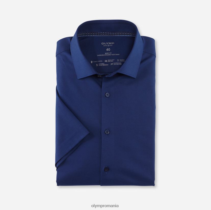 nivel cinci 24/7 body fit, cămașă business, kent modern, albastru Nürnberg OLYMP îmbrăcăminte 4Z8LB6596