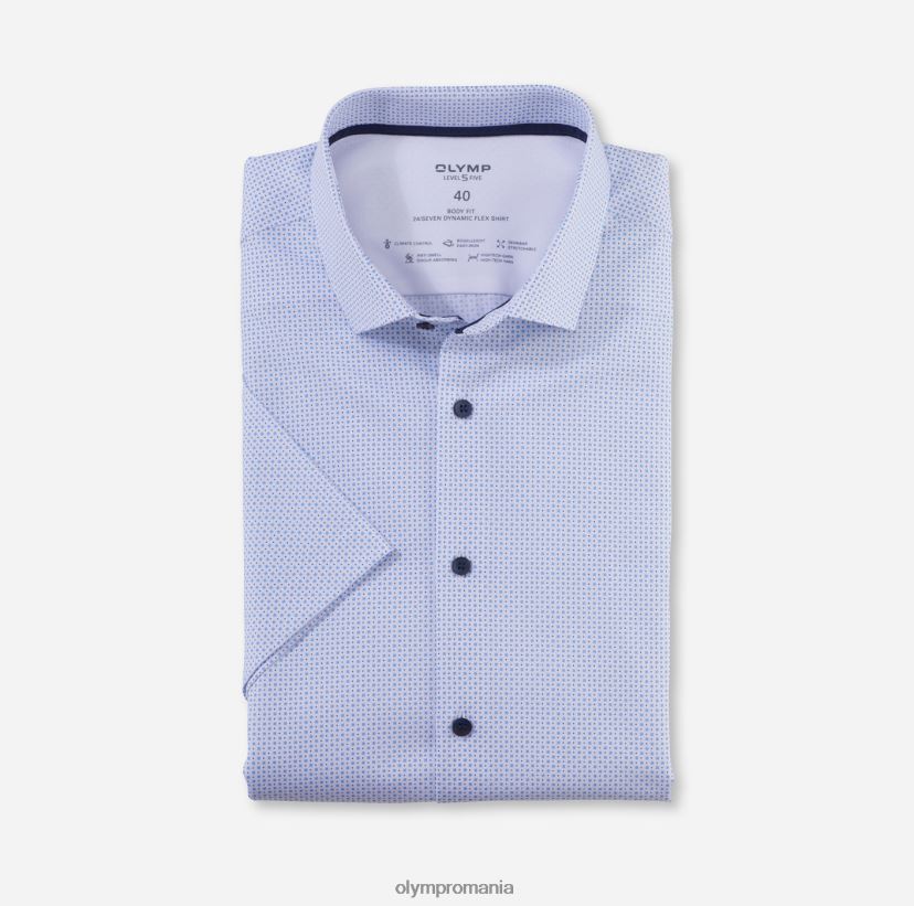 nivel cinci 24/7 body fit, cămașă business, kent modern, albastru OLYMP îmbrăcăminte 4Z8LB6464