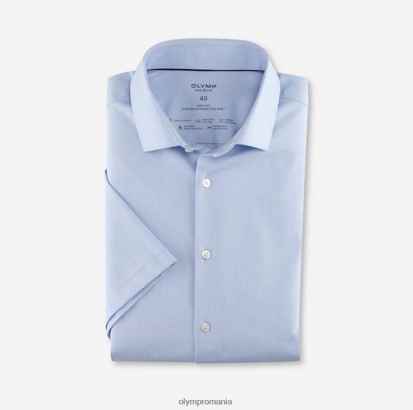 nivel cinci 24/7 body fit, cămașă business, kent modern, albastru OLYMP îmbrăcăminte 4Z8LB6504