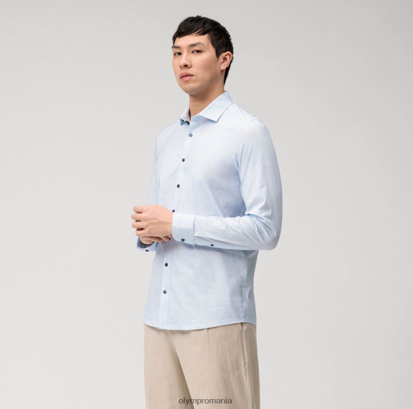 nivel cinci 24/7 body fit, cămașă business, kent modern, albastru OLYMP îmbrăcăminte 4Z8LB6594