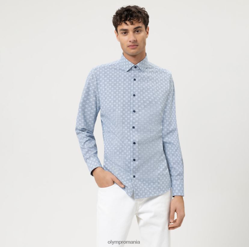 nivel cinci 24/7 body fit, cămașă business, kent modern, albastru OLYMP îmbrăcăminte 4Z8LB6633